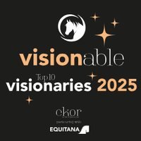 Auszeichnung visionable Top 10 Visionaries 2025 von ekor und Equitana
